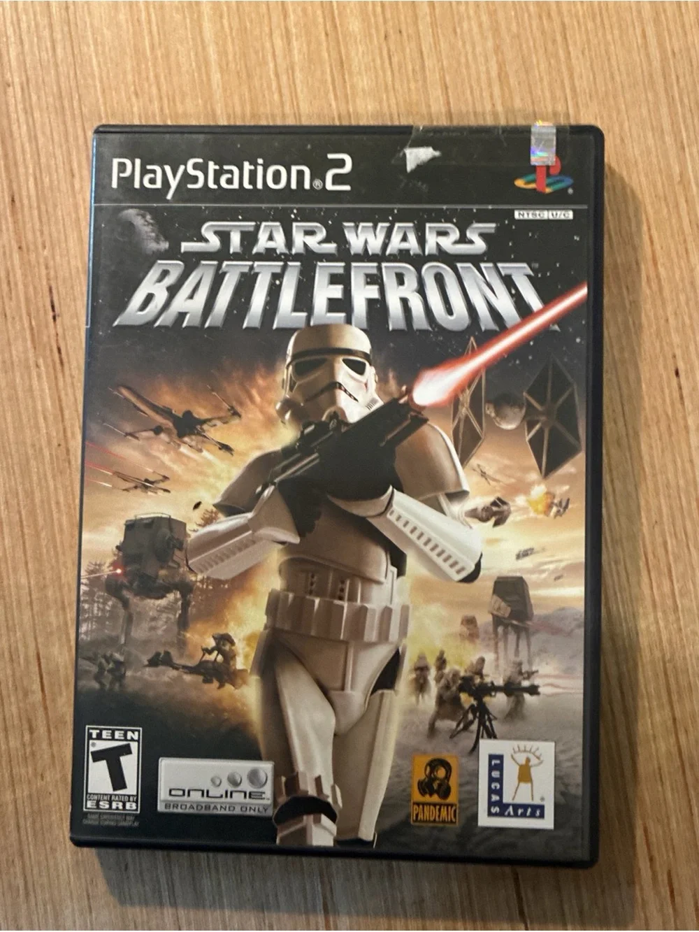 Sony PlayStation 2 Star Wars Battlefront with Manual (Black, White)